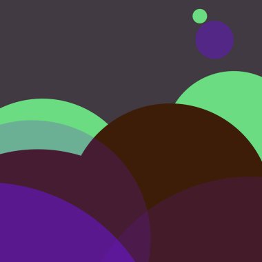 Kabarcık düz renkli basit soyut daireler iş arka plan tasarımı