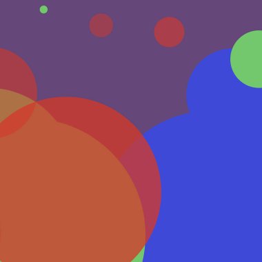 Kabarcık düz renkli basit soyut daireler iş arka plan tasarımı