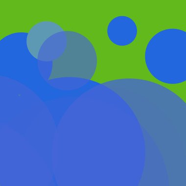 Kabarcık düz renkli basit soyut daireler iş arka plan tasarımı