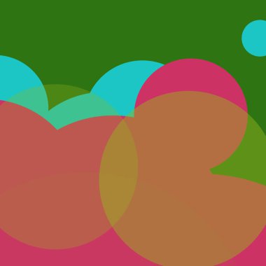 Kabarcık düz renkli basit soyut daireler iş arka plan tasarımı