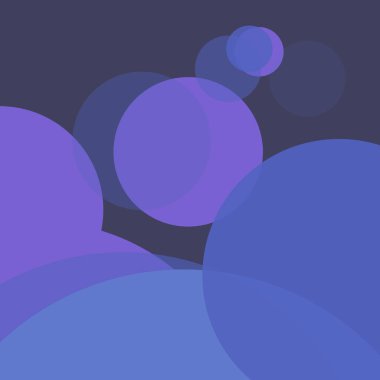 Kabarcık düz renkli basit soyut daireler iş arka plan tasarımı