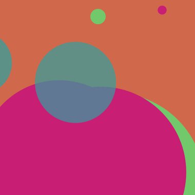 Kabarcık düz renkli basit soyut daireler iş arka plan tasarımı