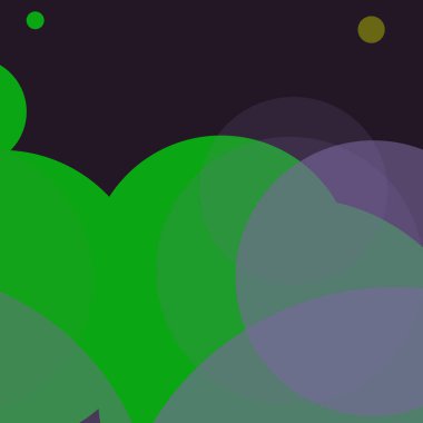 Kabarcık düz renkli basit soyut daireler iş arka plan tasarımı