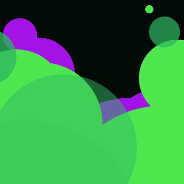 Kabarcık düz renkli basit soyut daireler iş arka plan tasarımı