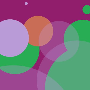 Kabarcık düz renkli basit soyut daireler iş arka plan tasarımı