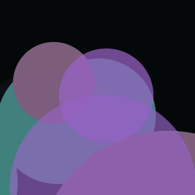 Kabarcık düz renkli basit soyut daireler iş arka plan tasarımı