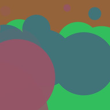 Kabarcık düz renkli basit soyut daireler iş arka plan tasarımı