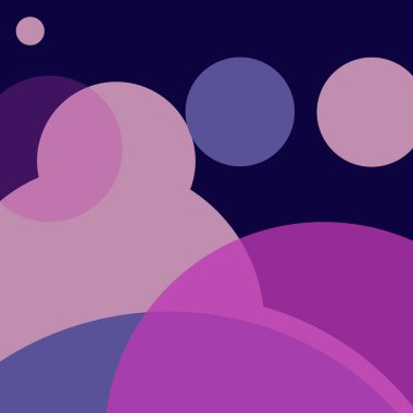 Kabarcık düz renkli basit soyut daireler iş arka plan tasarımı