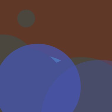 Kabarcık düz renkli basit soyut daireler iş arka plan tasarımı