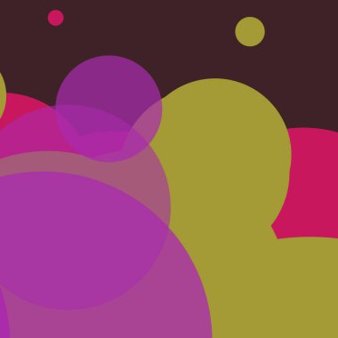 Kabarcık düz renkli basit soyut daireler iş arka plan tasarımı