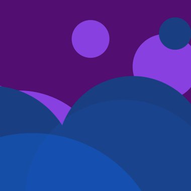 Kabarcık düz renkli basit soyut daireler iş arka plan tasarımı