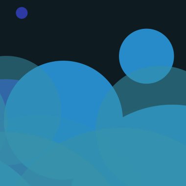 Kabarcık düz renkli basit soyut daireler iş arka plan tasarımı