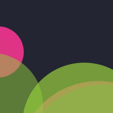 Kabarcık düz renkli basit soyut daireler iş arka plan tasarımı