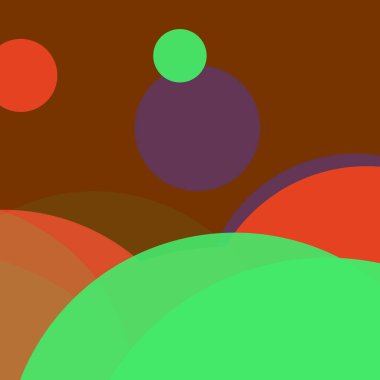 Kabarcık düz renkli basit soyut daireler iş arka plan tasarımı