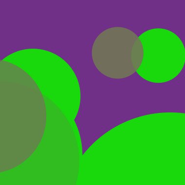 Kabarcık düz renkli basit soyut daireler iş arka plan tasarımı