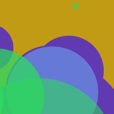 Kabarcık düz renkli basit soyut daireler iş arka plan tasarımı