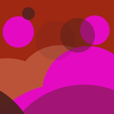 Kabarcık düz renkli basit soyut daireler iş arka plan tasarımı