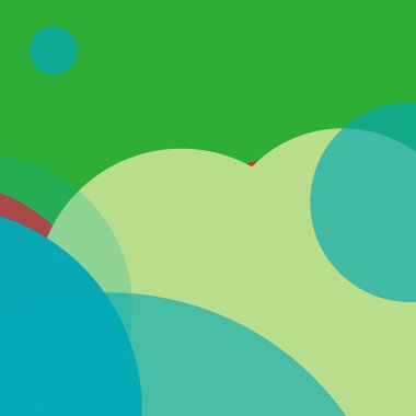 Kabarcık düz renkli basit soyut daireler iş arka plan tasarımı