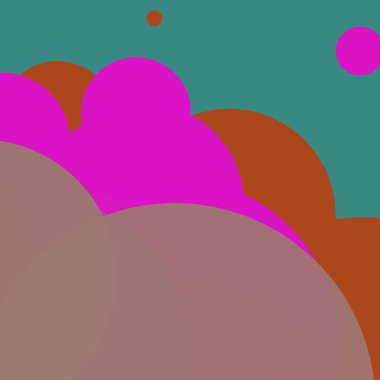 Kabarcık düz renkli basit soyut daireler iş arka plan tasarımı