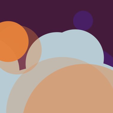 Düz renkli basit yuvarlak baloncuk iş arka plan tasarımı