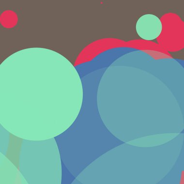 Düz renkli basit yuvarlak baloncuk iş arka plan tasarımı