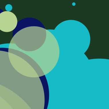 Düz renkli basit yuvarlak baloncuk iş arka plan tasarımı