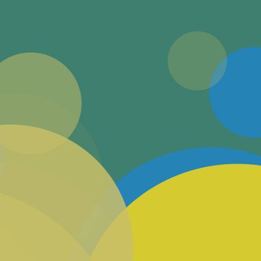 Düz renkli basit yuvarlak baloncuk iş arka plan tasarımı