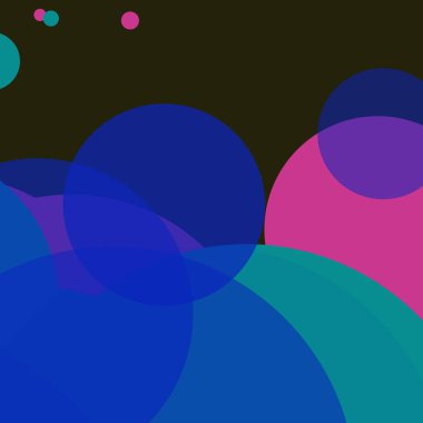 Düz renkli basit yuvarlak baloncuk iş arka plan tasarımı