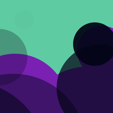 Düz renkli basit yuvarlak baloncuk iş arka plan tasarımı