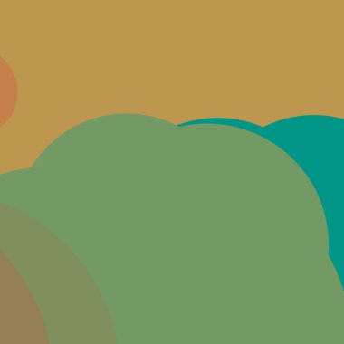 Düz renkli basit yuvarlak baloncuk iş arka plan tasarımı