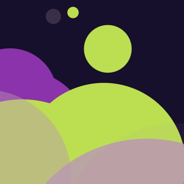 Renkli basit düz yuvarlak baloncuk iş arka plan tasarımı