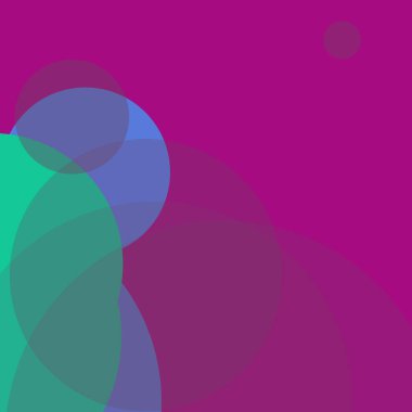 Renkli basit düz yuvarlak baloncuk iş arka plan tasarımı