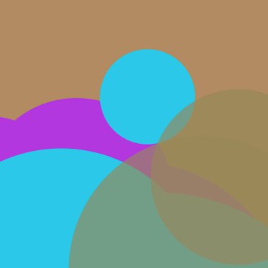 Renkli basit düz yuvarlak baloncuk iş arka plan tasarımı