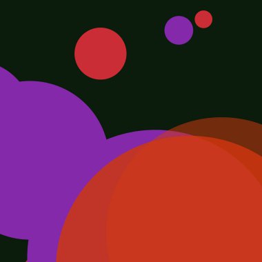 Renkli basit düz yuvarlak baloncuk iş arka plan tasarımı