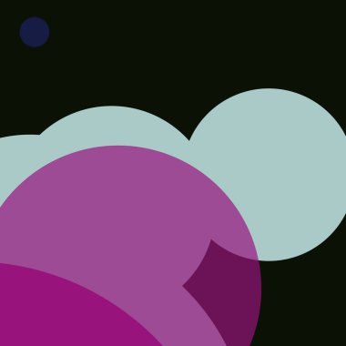 Renkli basit düz yuvarlak baloncuk iş arka plan tasarımı