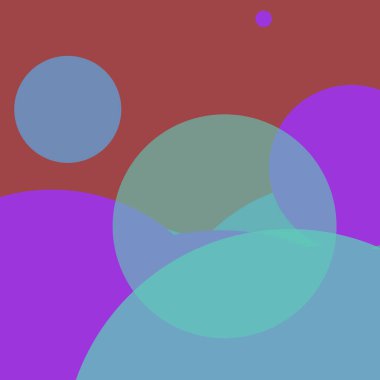 Renkli basit düz yuvarlak baloncuk iş arka plan tasarımı