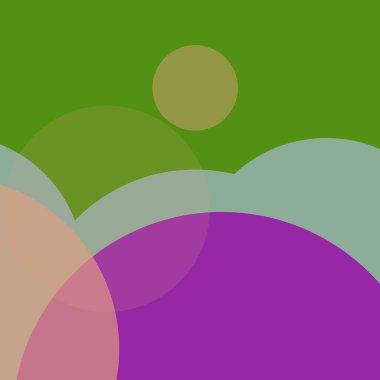 Renkli basit düz yuvarlak baloncuk iş arka plan tasarımı