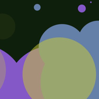 Renkli basit düz yuvarlak baloncuk iş arka plan tasarımı