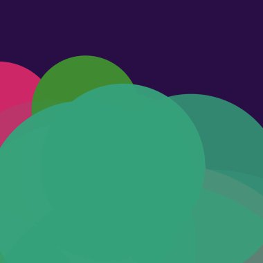 Renkli basit düz yuvarlak baloncuk iş arka plan tasarımı