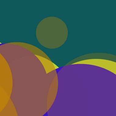 Renkli basit düz yuvarlak baloncuk iş arka plan tasarımı