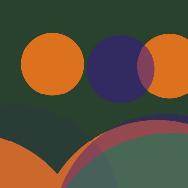 Renkli basit düz yuvarlak baloncuk iş arka plan tasarımı