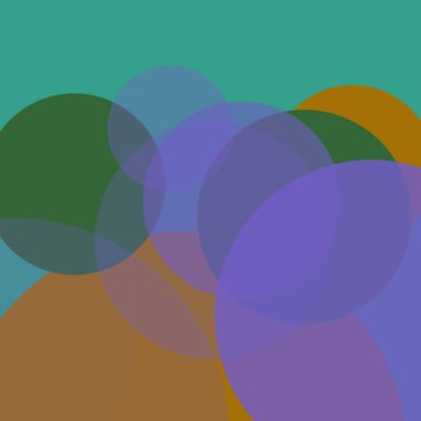 Renkli basit düz yuvarlak baloncuk iş arka plan tasarımı