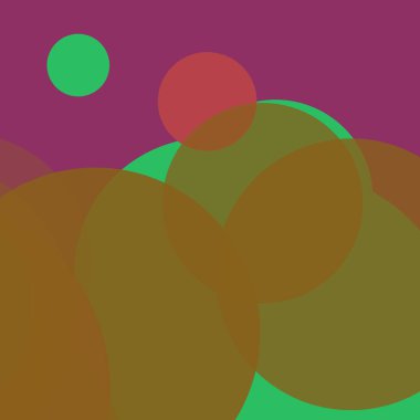 Renkli basit düz yuvarlak baloncuk iş arka plan tasarımı