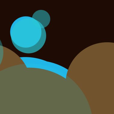 Renkli basit düz yuvarlak baloncuk iş arka plan tasarımı