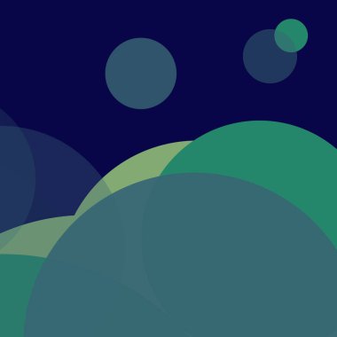 Renkli basit düz yuvarlak baloncuk iş arka plan tasarımı