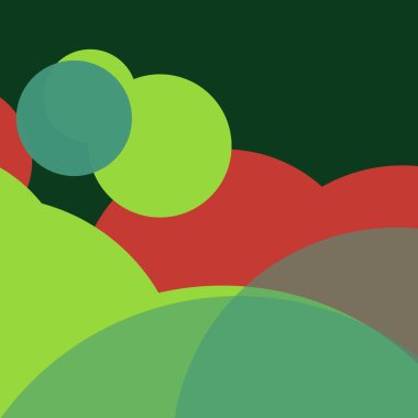 Renkli basit düz yuvarlak baloncuk iş arka plan tasarımı