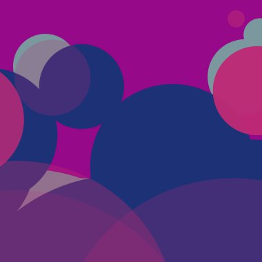 Renkli basit soyut daireler baloncuk iş arka plan tasarımı