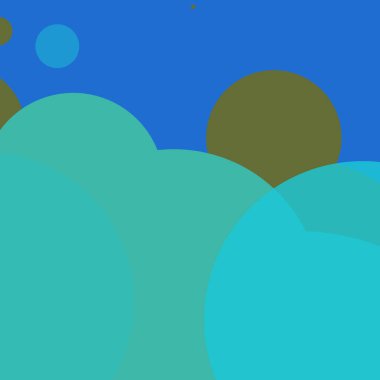 Vintage lekeli düz şekiller renkli arkaplan soyut basit daireler kabarcık iş deseni tasarımı