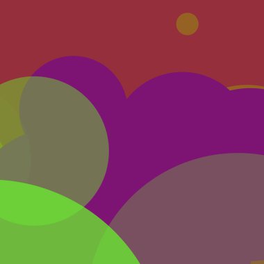 Vintage lekeli düz şekiller renkli arkaplan soyut basit daireler kabarcık iş deseni tasarımı