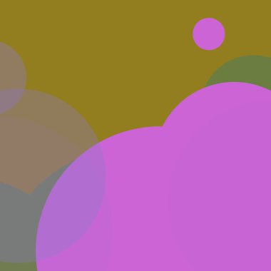 Vintage lekeli düz şekiller renkli arkaplan soyut basit daireler kabarcık iş deseni tasarımı